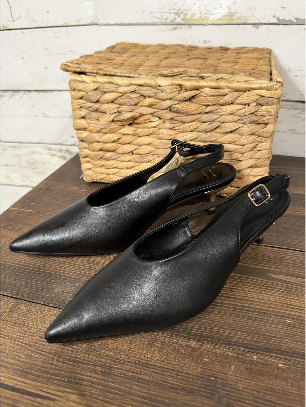 A New Day Black "Samantha" heel NWT Size 7.5